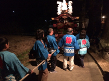 2014年 秋祭宵宮 - 曳山を曳く(３)