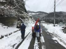 2017年1月14日 雪 - 除雪車出動