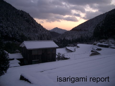 雪の夕景 - 2006年