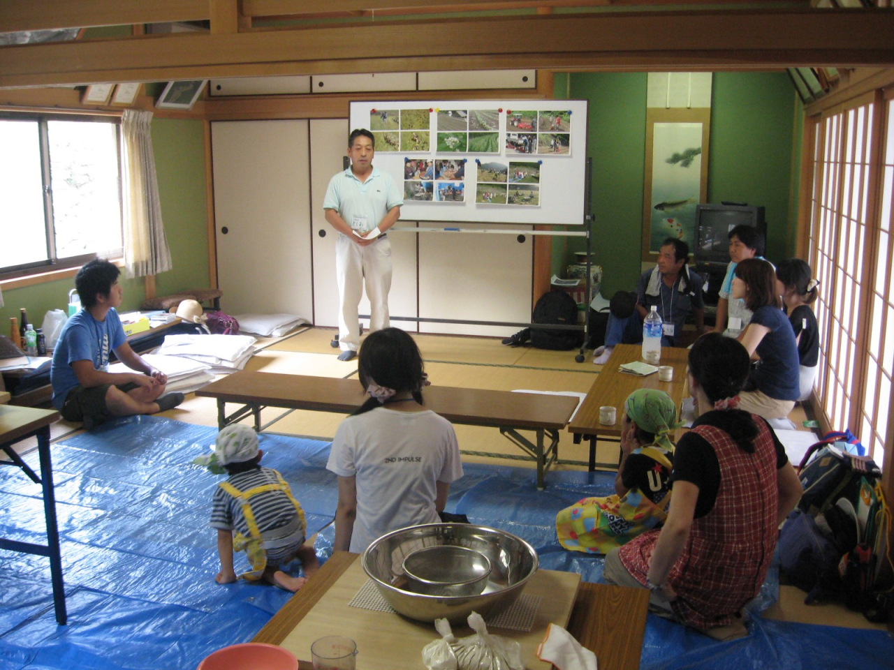 2012年 岩座神自然学校 - 蕎麦の勉強