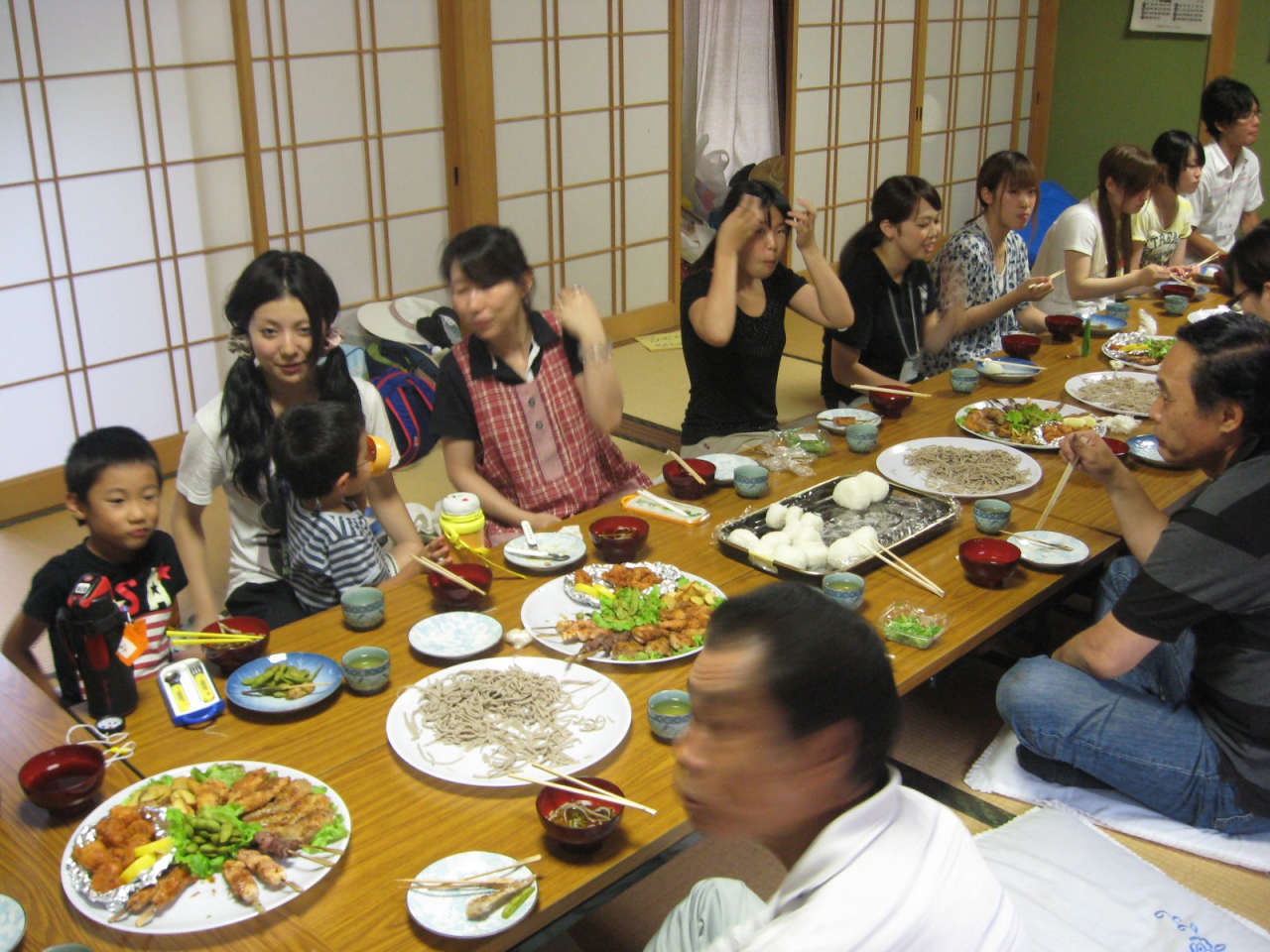 2012年 岩座神自然学校 - 夕食