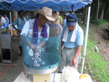 2012年案山子祭 自然学校 - 綿菓子