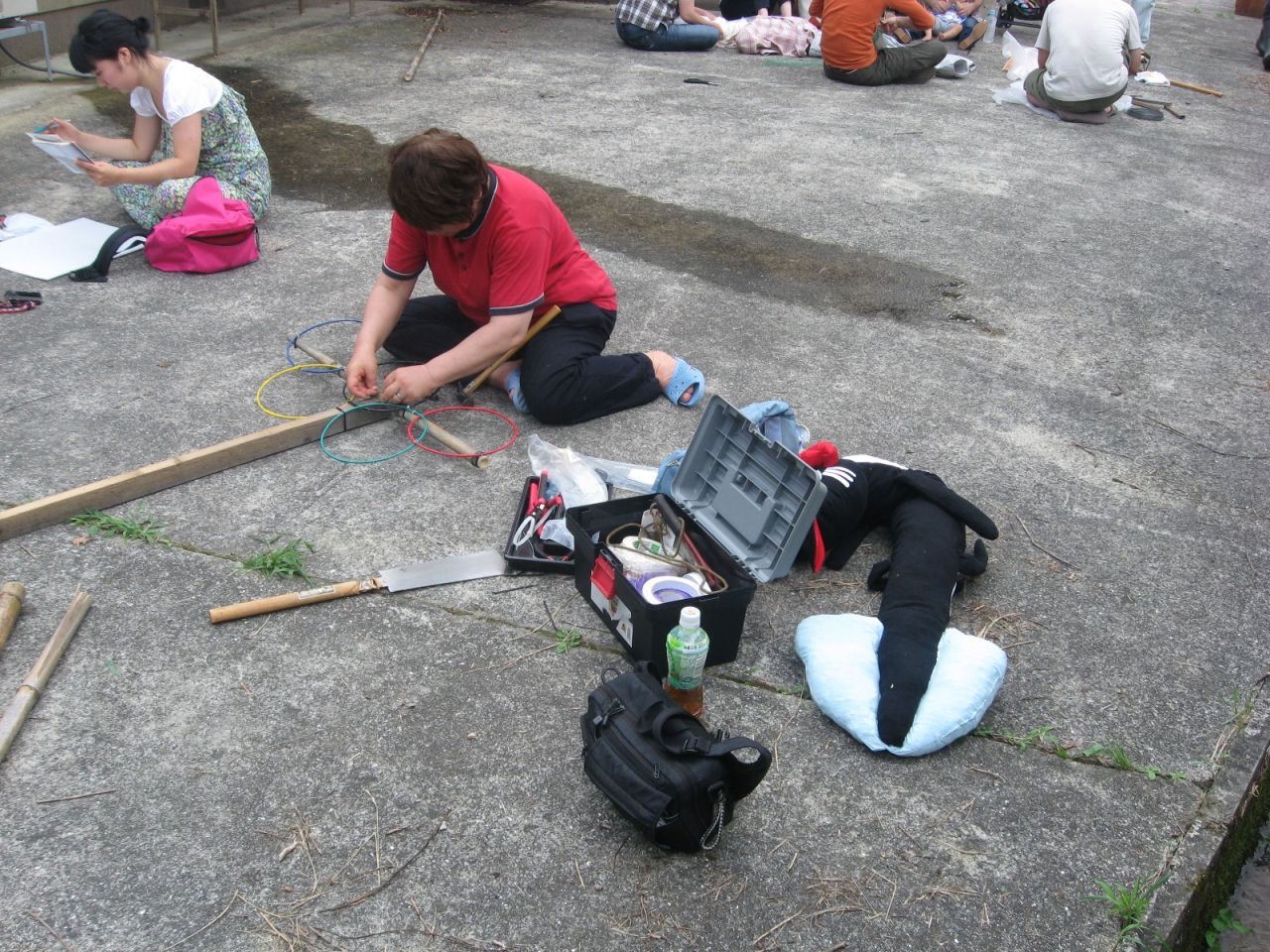 2012年案山子祭 - 案山子制作中