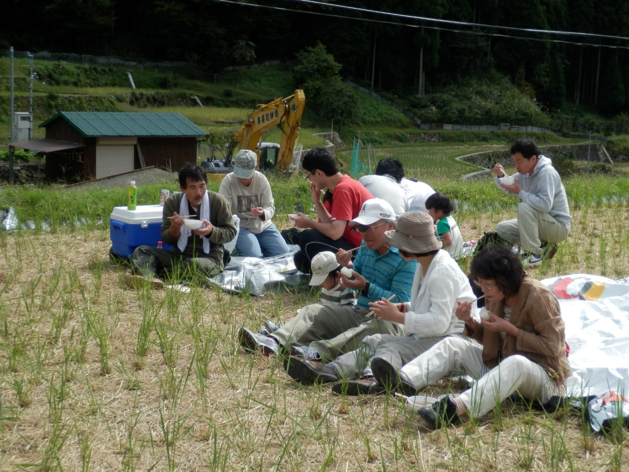 2012年 棚田オーナー収穫祭 - 昼食会