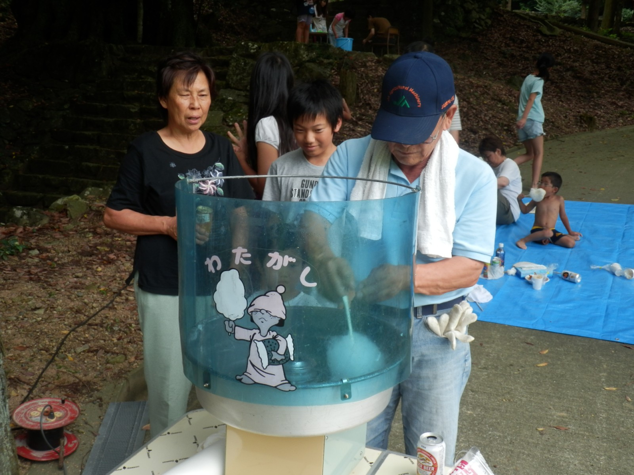 2013年 岩座神自然学校・案山子祭 - わたがし