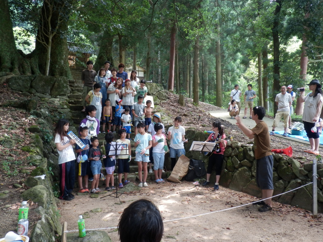 2013年 岩座神自然学校・案山子祭 - 棚田音楽会