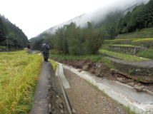 2013年9月2日 集中豪雨 - 破壊された取水口