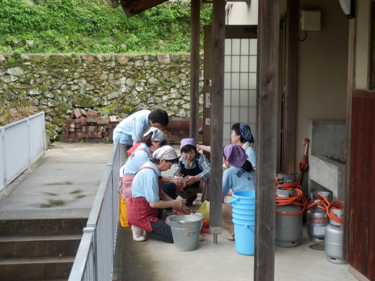 2014年 案山子祭 - カレーの下ごしらえ