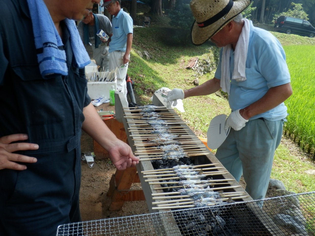 2014年 案山子祭 - アマゴの塩焼