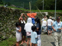 2014年 案山子祭 - 案山子つくり