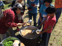 2014年 棚田オーナー収穫祭 - 豚汁