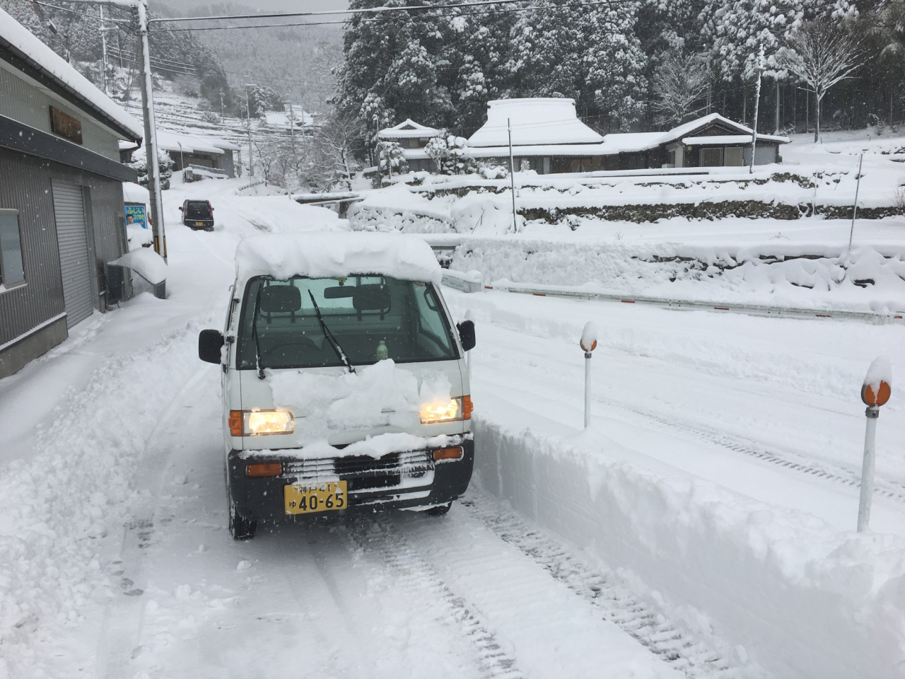 2017年1月15日 雪がよく積りました