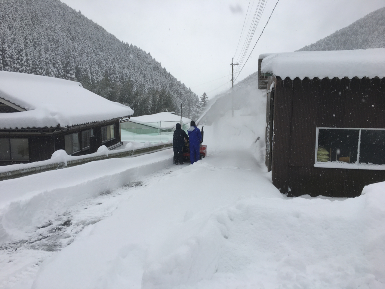 2017年1月15日 除雪機