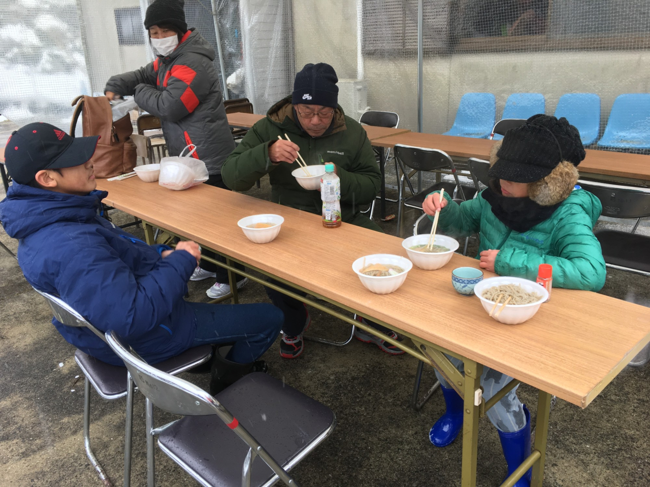 2018年 蕎麦打ち大会 - 食べる