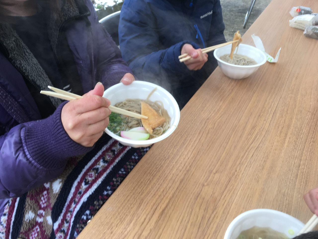 2018年 蕎麦打ち大会 - きつねそば