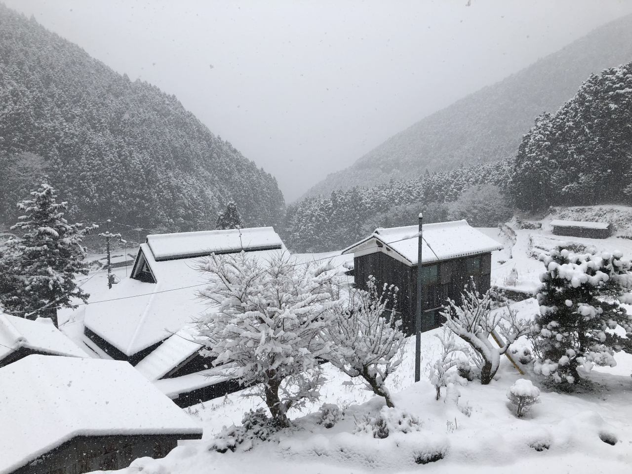 2019年2月11日 - 二階の南側の部屋から