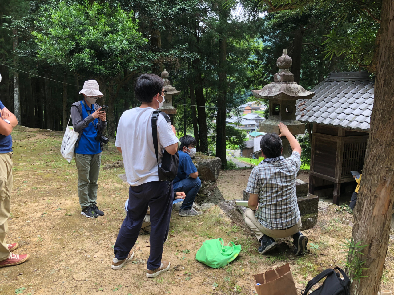 2022年8月 京都府大フィールドワーク - 五霊神社調査