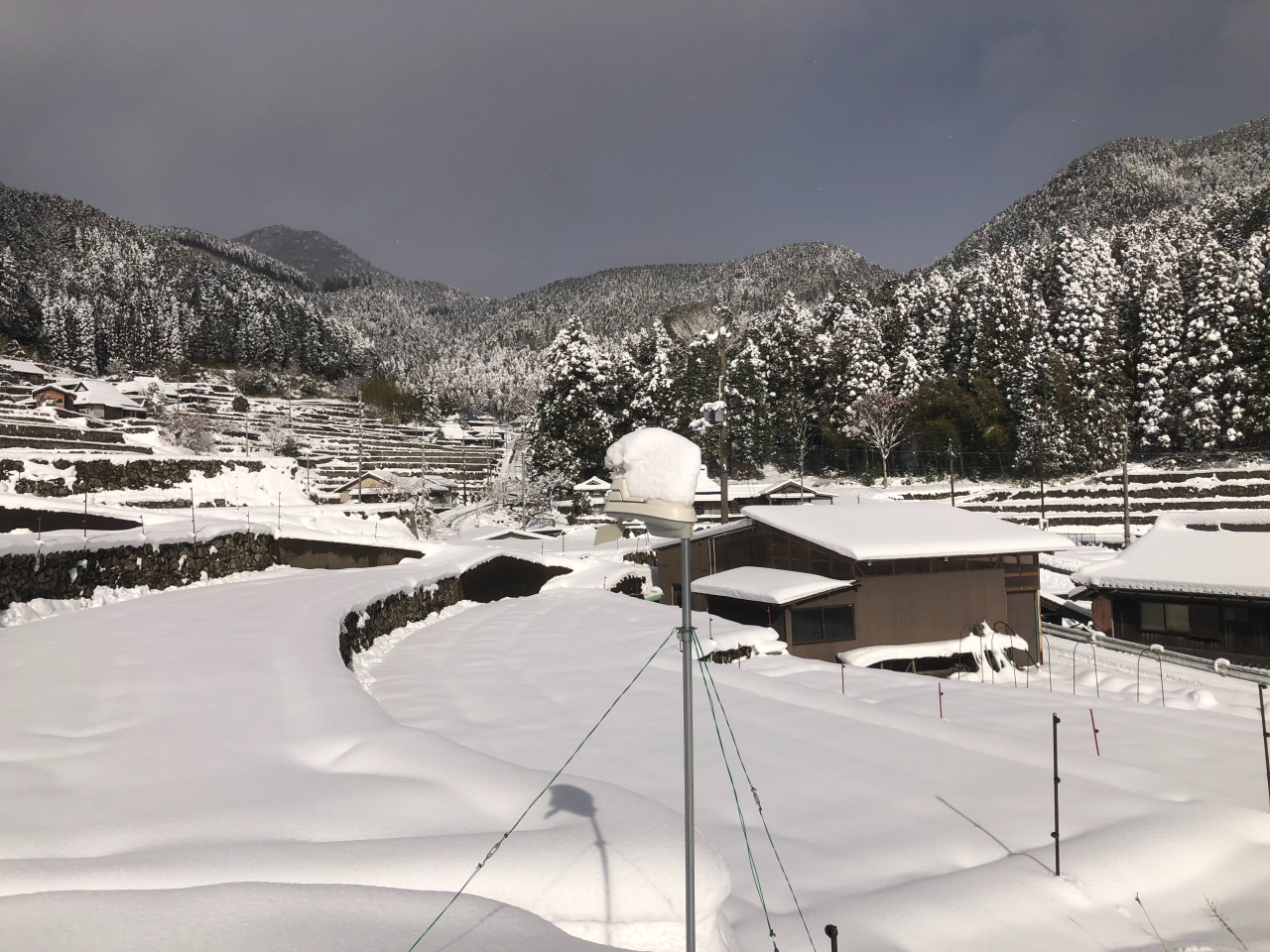 2023年1月25日 雪 - 気象測設備