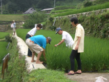 絵日記 2006-07-23 棚田オーナー案山子祭