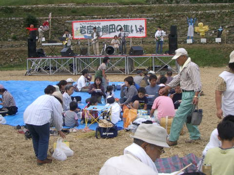 絵日記 2006-09-24 棚田オーナー稲刈り