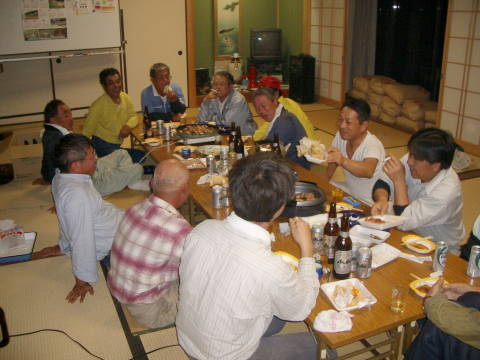 絵日記 2006-10-09 棚田オーナー収穫祭（反省会）