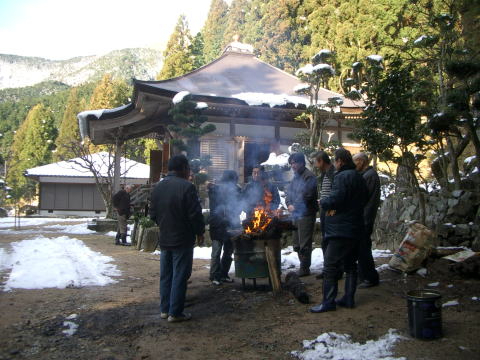 絵日記 2007-01-01 初詣 - 神光寺