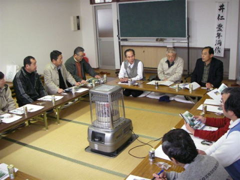絵日記 2007-02-17 井仁の棚田を訪問
