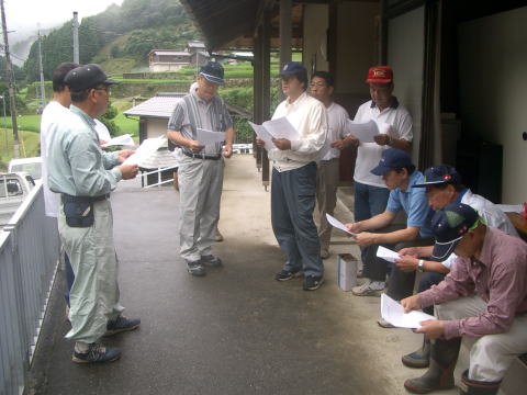 絵日記 2007-07-22 案山子祭