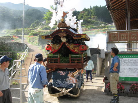 絵日記 2007-10-06 秋祭準備