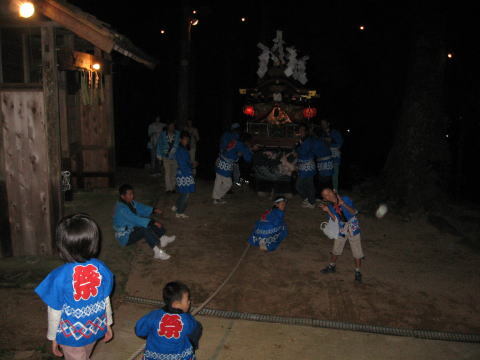 絵日記 2007-10-06 秋祭宵宮