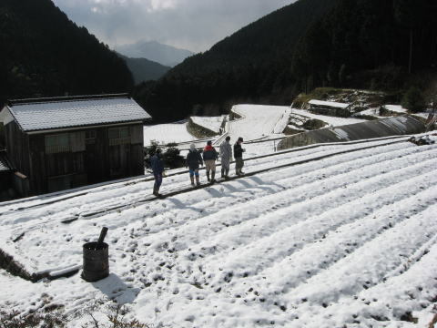 絵日記 2008-02-10 農業施設点検