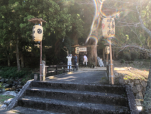 秋祭準備 - 五霊神社参道