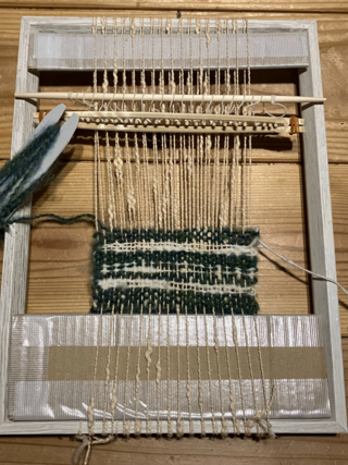 ミニ手織り織機