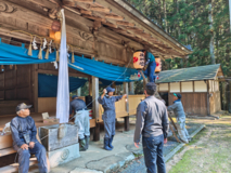 秋祭準備